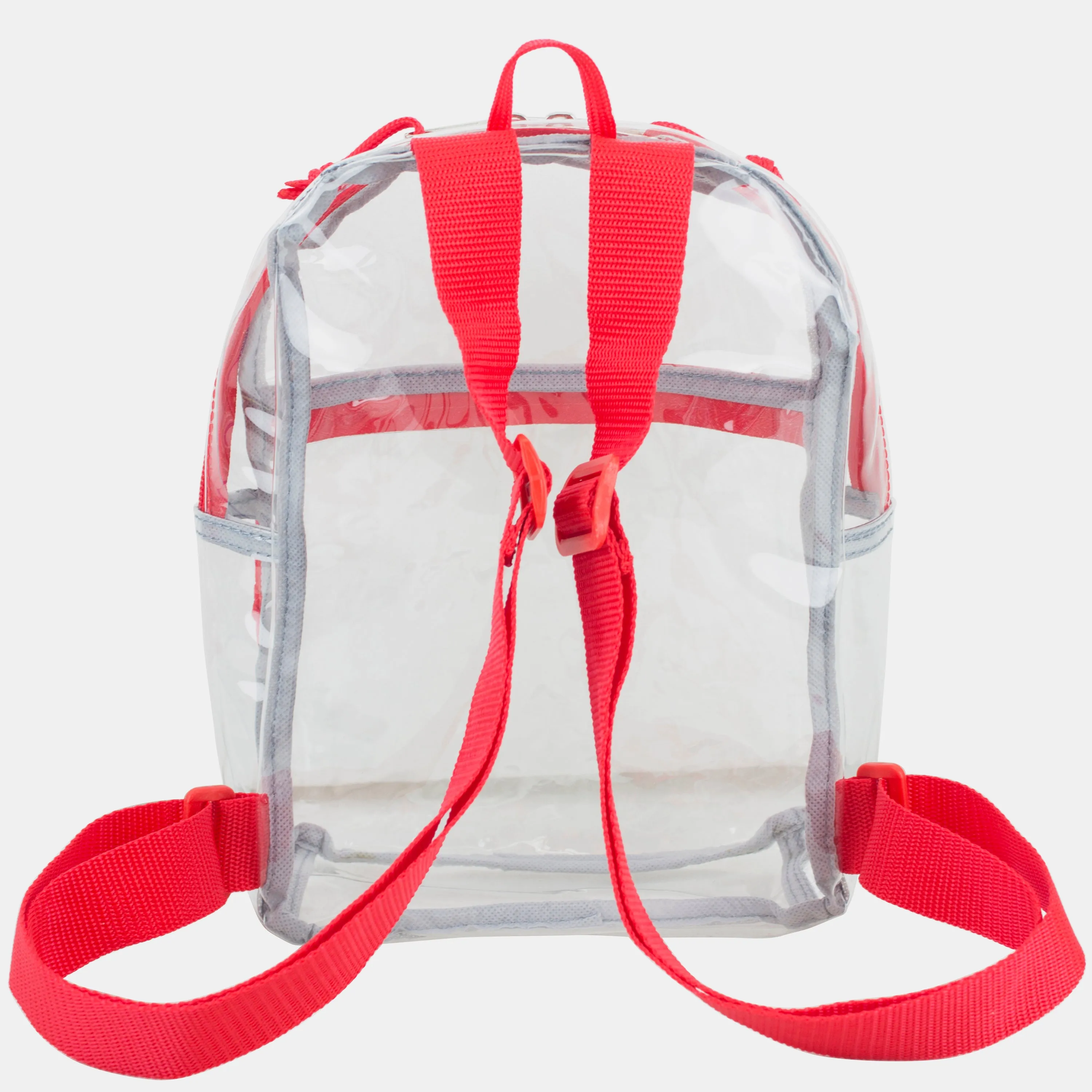 100% Transparent Clear Mini Backpack with Adjustable Straps