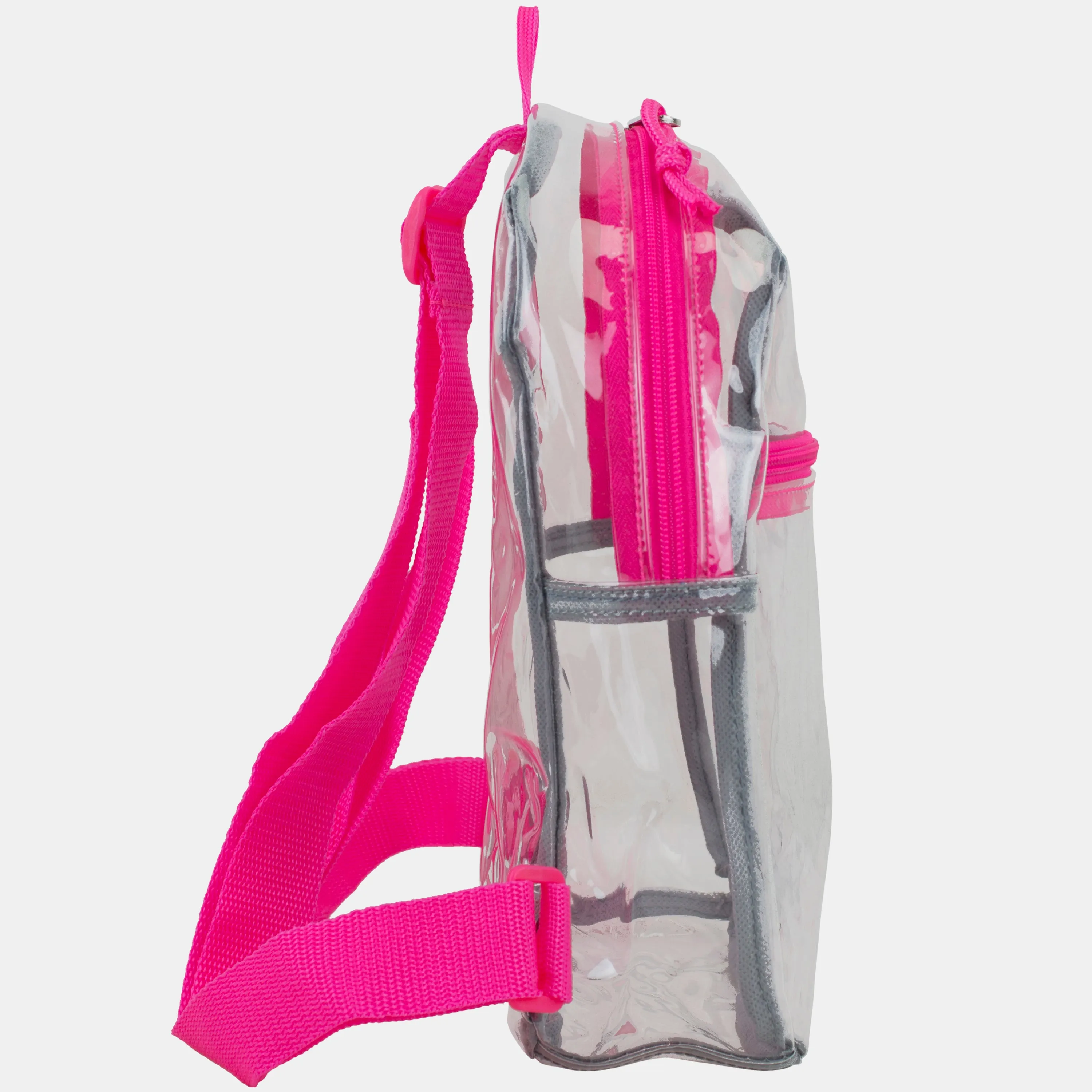 100% Transparent Clear Mini Backpack with Adjustable Straps