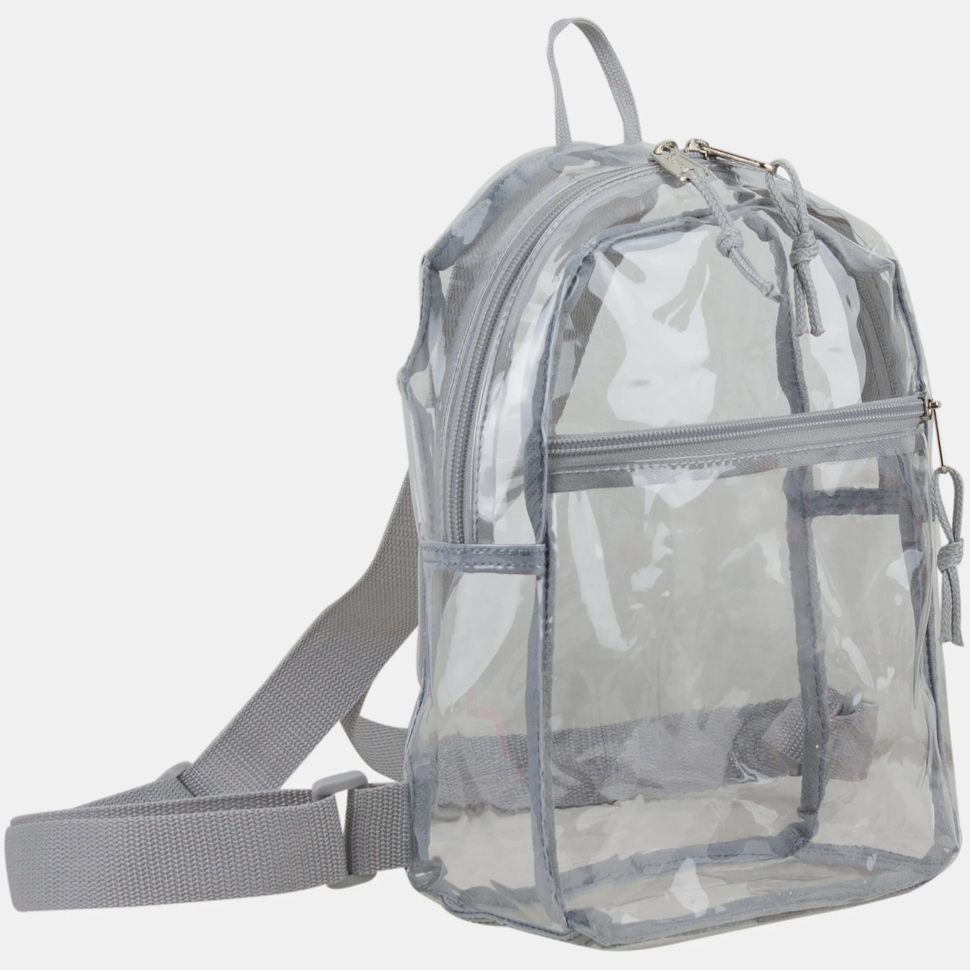 100% Transparent Clear Mini Backpack with Adjustable Straps