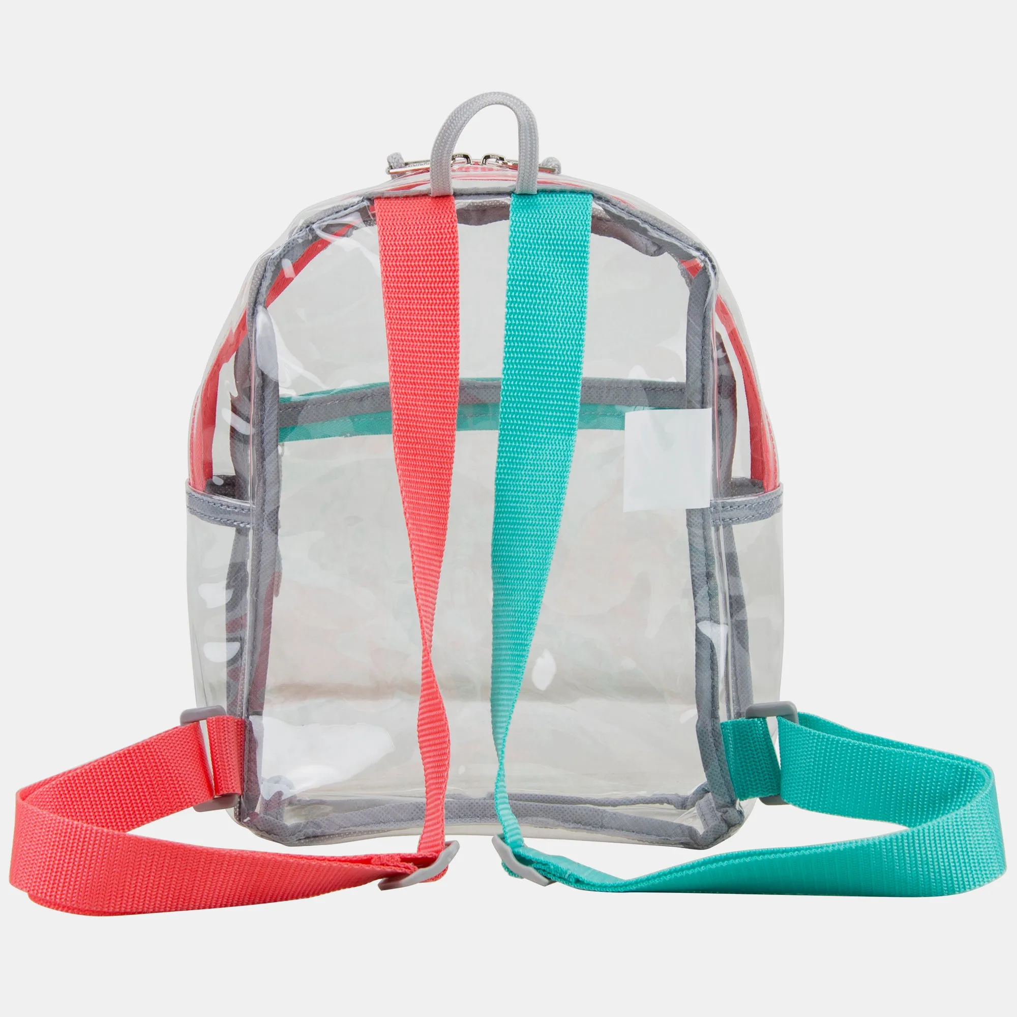 100% Transparent Clear Mini Backpack with Adjustable Straps