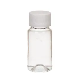 30ml PVC Plastic Bottle Round Clear 10pack