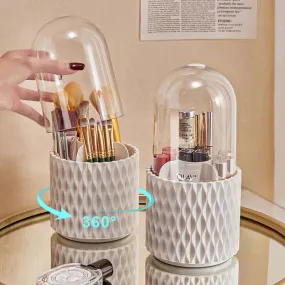 360 Rotating Large Capacity Transparent Makeup Storage Box