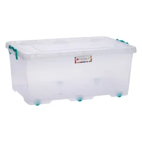 40L Contour Plastic Storage Utility Box Container Clear Buzz