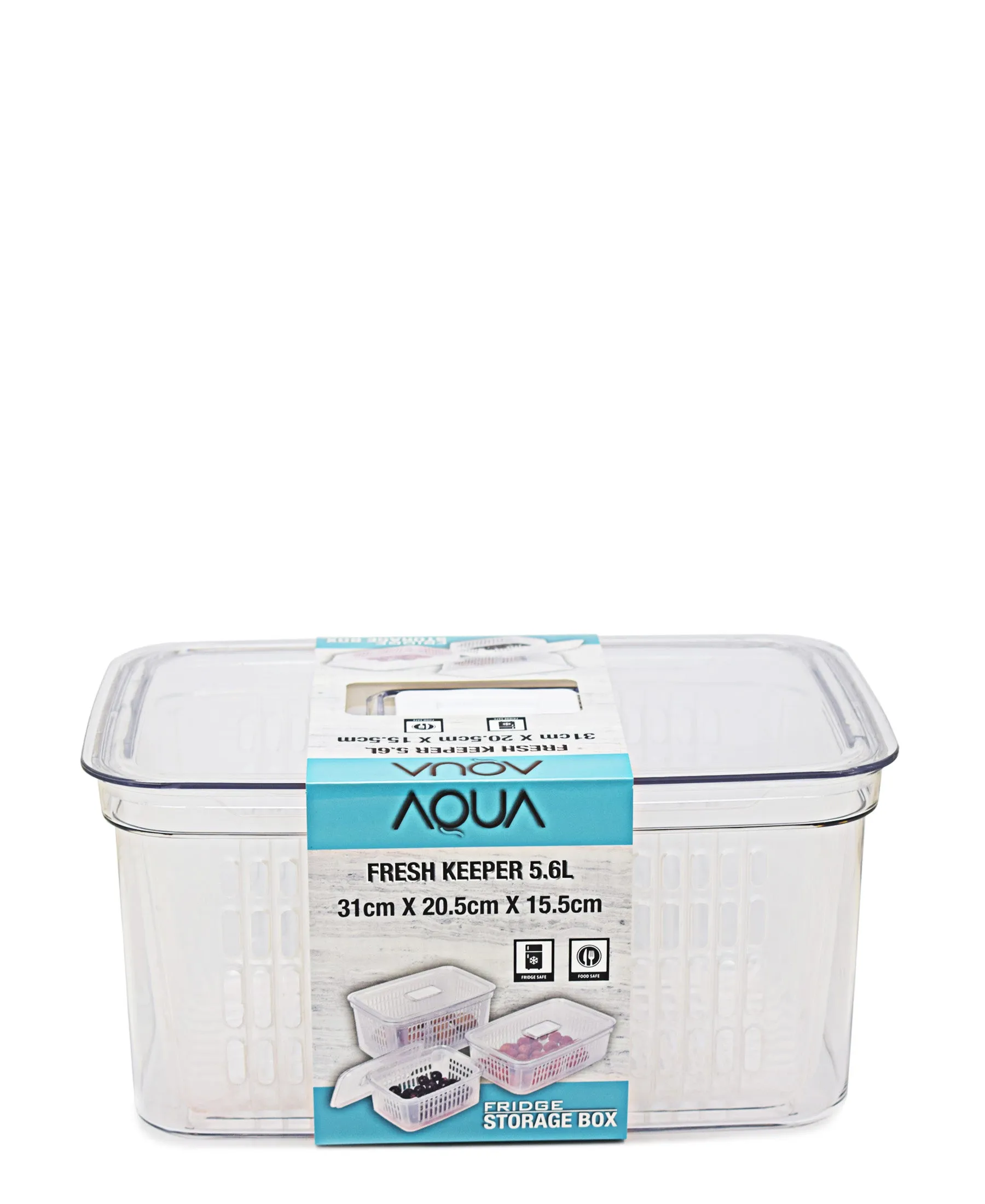 Aqua Storage Box Fresh Keeper 5.6L - Clear