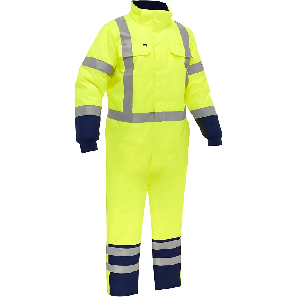 Bisley 344M6453X-YLNV/4X ANSI Type R Class 3 Extreme Cold Coverall with X-Back