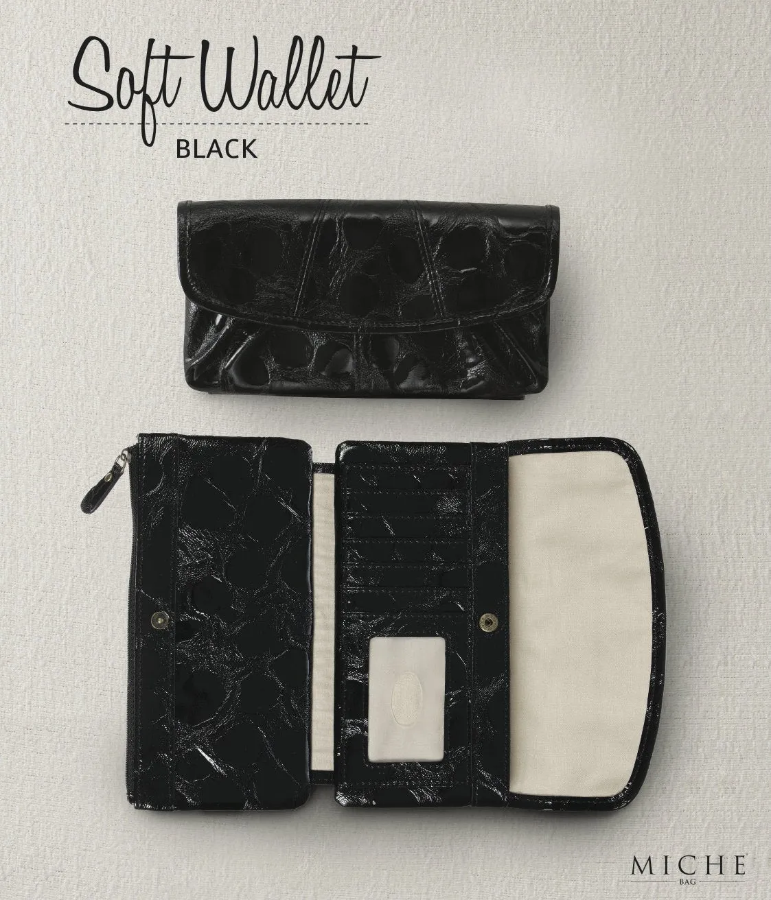 Black Soft Wallet - RETIRED