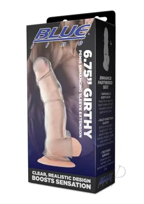 Blue Line Girthy Penis Sleeve 6.75