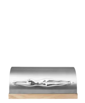 Carrol Boyes Diver Bread Bin - Silver