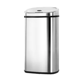 Devanti 50L Motion Sensor Bin Rubbish Automatic Silver