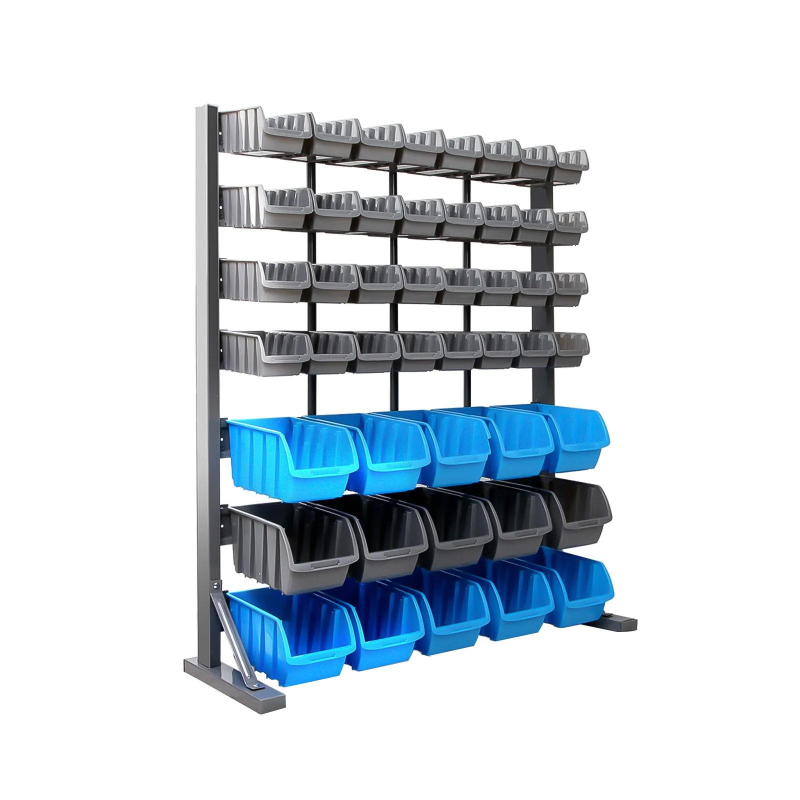 Heavy Duty 47 Bin Rack, 7 Tier Storage Shelf - Giantz