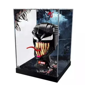 MOC NON  Acrylic Display Box For 76187 Venom Dustproof Clear Display Box Showcase   Toys Not Include The Model