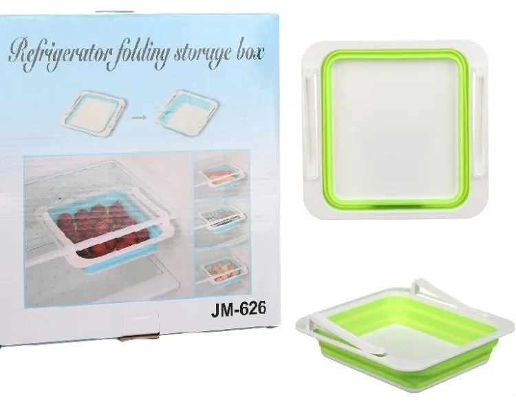 Refrigerator Folding Storage Box - Green