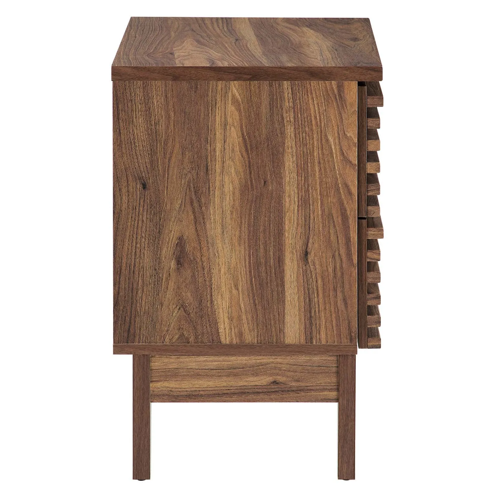 Render Two-Drawer Nightstand Walnut MOD-6964-WAL