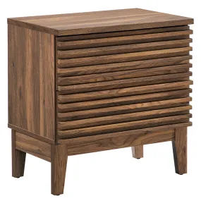 Render Two-Drawer Nightstand Walnut MOD-6964-WAL