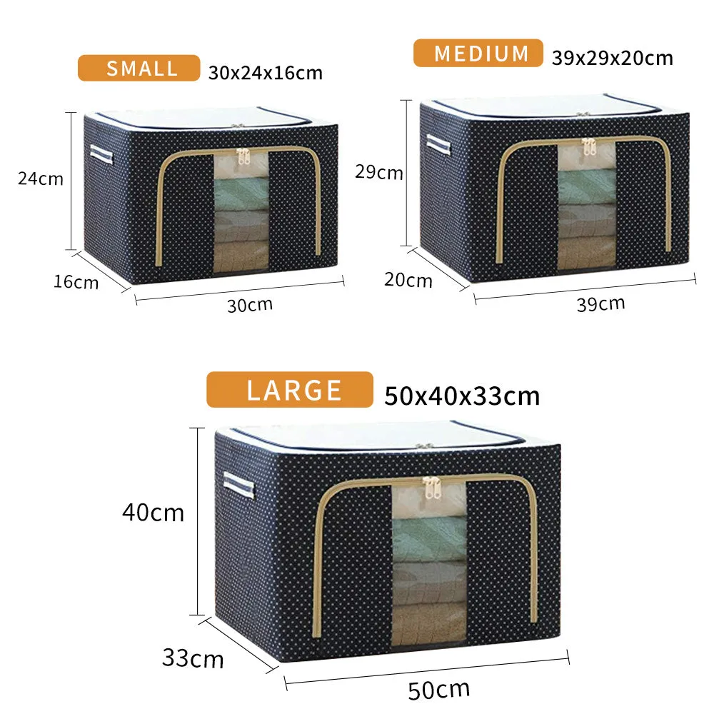 Spaceplus Cloth Steel Frame Storage Box