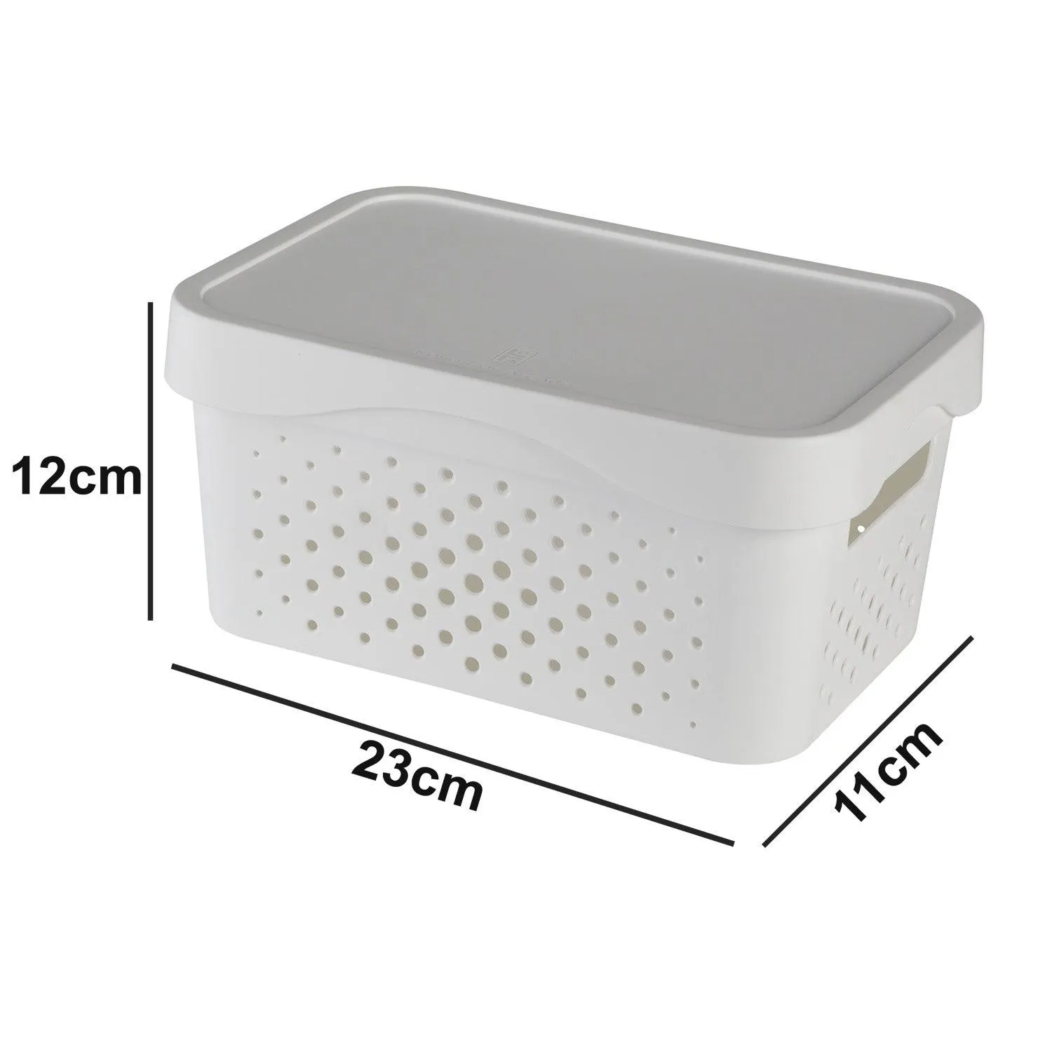 Storage Box with Lid (23x11x12 CM)