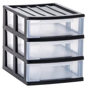 Taurus A4 3-Drawer Desktop Storage