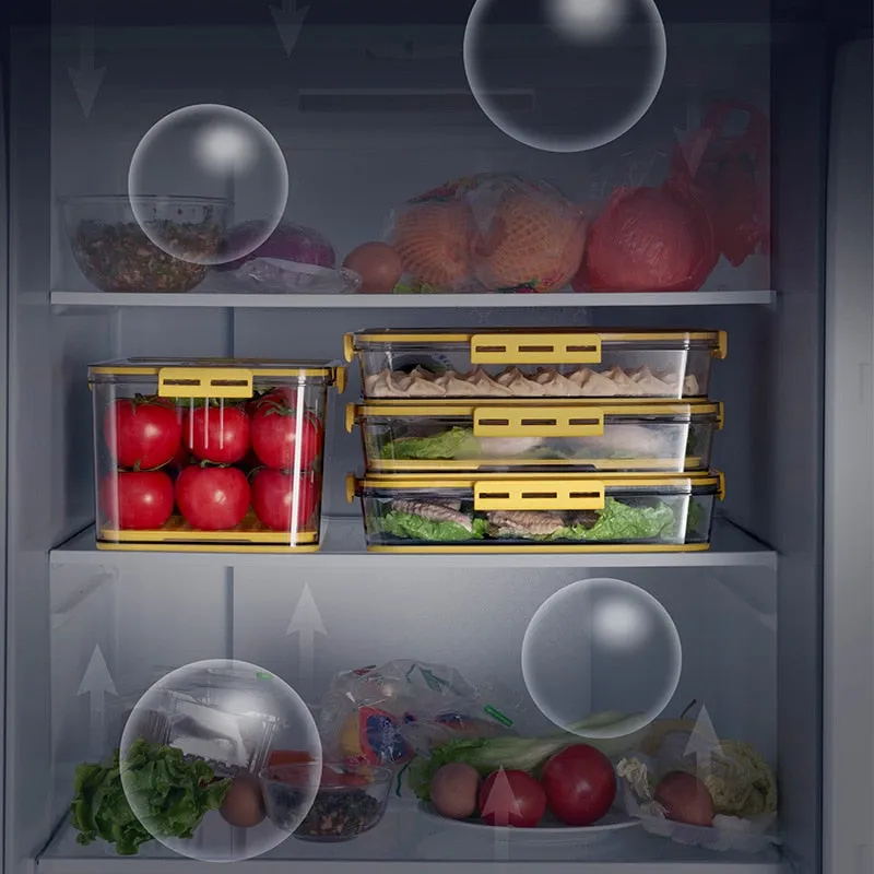 Transparent Refrigerator Thick Storage Organizer Box