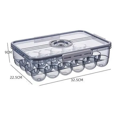 Transparent Refrigerator Thick Storage Organizer Box