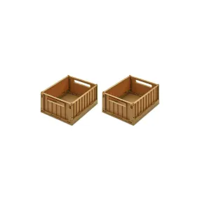 Weston Storage Box - Medium 2 pack - Pecan