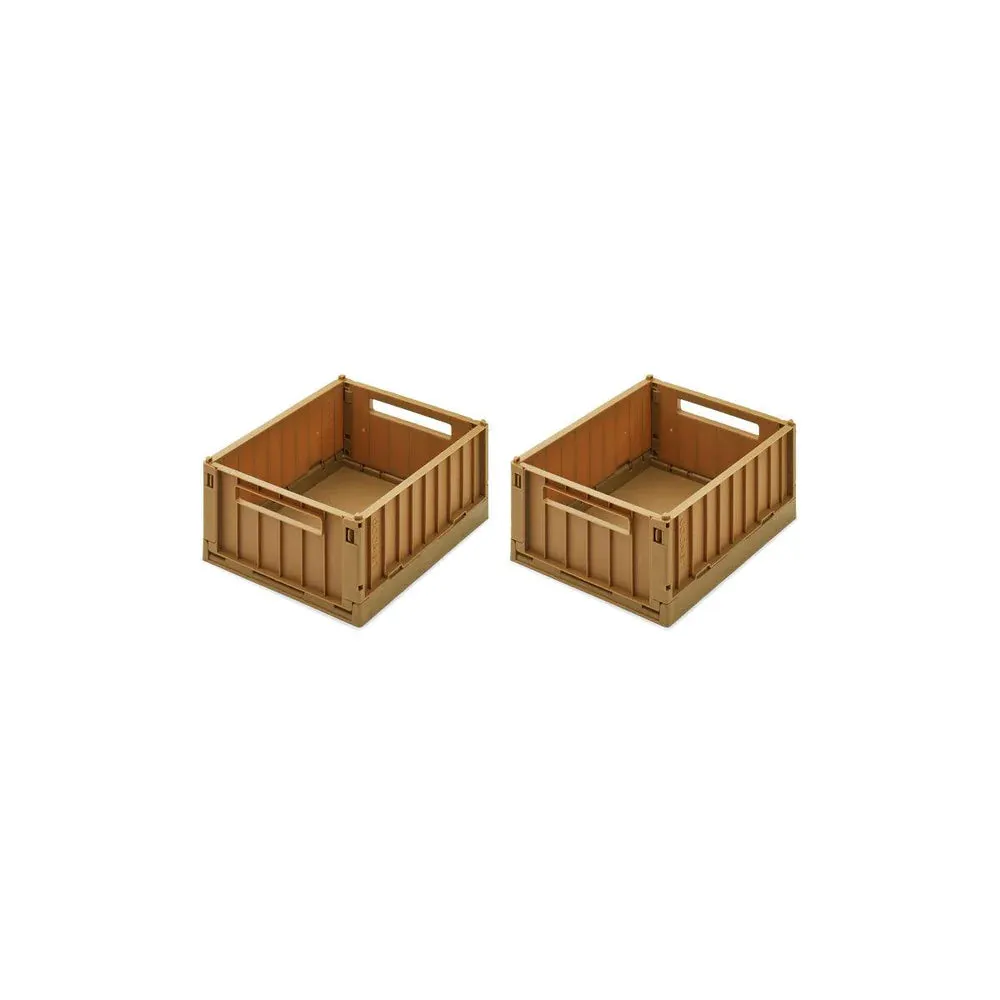 Weston Storage Box - Medium 2 pack - Pecan